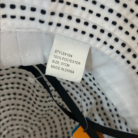 NWT Wallaroo Scrunchie Boardwalk-Style Packable Adj. Sizing Polka Dot Sun Hat main image 10